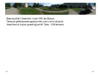 Les quartiers de tartu #3