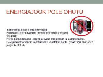 ENERGIAJOOGID #4