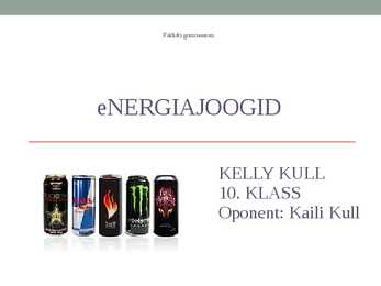 ENERGIAJOOGID