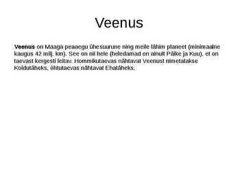 Planeedid #12