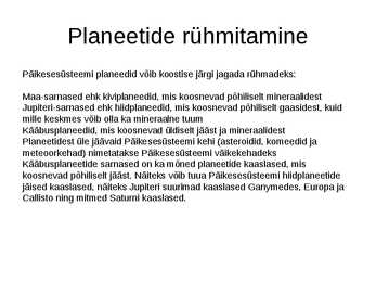 Planeedid #5