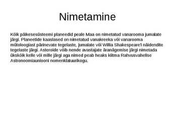 Planeedid #6