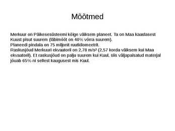 Planeedid #9