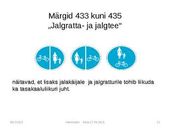 Liiklusmärkide tähendused #23