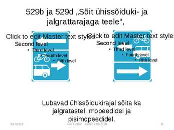 Liiklusmärkide tähendused #31