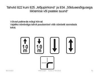 Liiklusmärkide tähendused #51