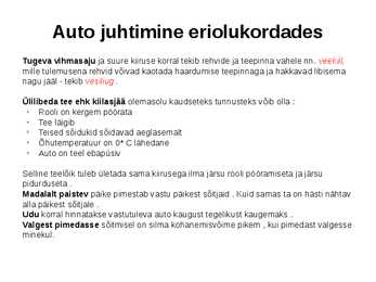 Liiklusohutus #10