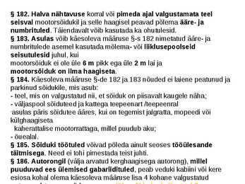 Ohutus ja turvalisus #8