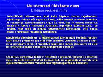 Uue LS muudatused liiklusreeglid 31 08 2010 #9