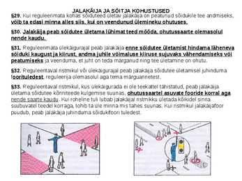 Jalakäija kohustused #4