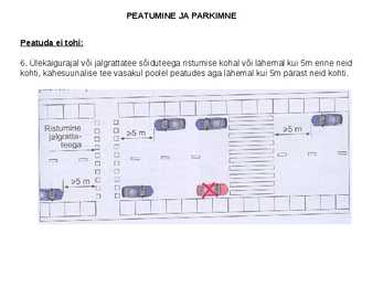Peatumine ja parkimine #9