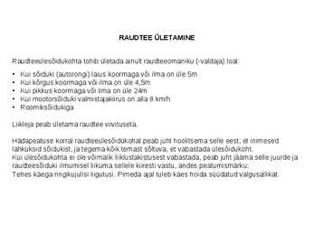 Raudtee ülesõit #5
