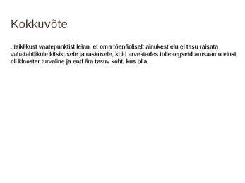 Kloostrid ja kloostrielu #18