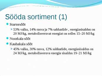 Söödad #9