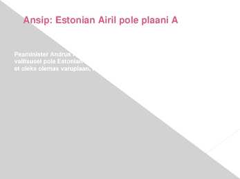 Nädala poliitilised sündmused #4