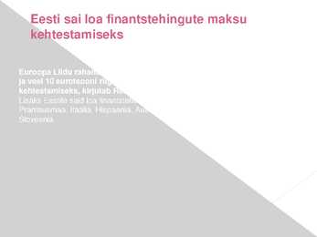 Nädala poliitilised sündmused #6