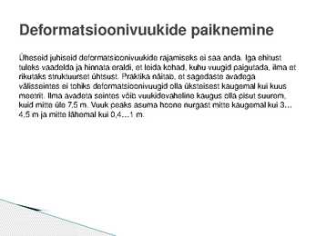 Vajumis- ja temperatuurivuukide ladumine #4