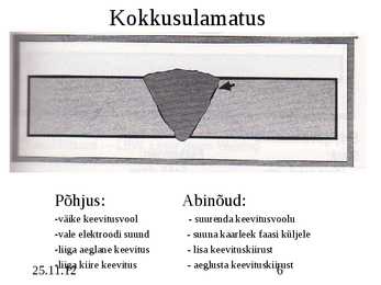 Keevitusõmbluste vead #6