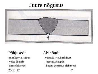 Keevitusõmbluste vead #7