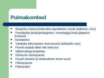 Abiellumise tavad ning abiellumise mõiste #8
