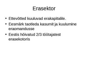 Avalik ja erasektor #5