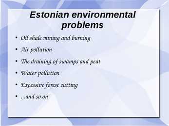 Endangered natural environments #3