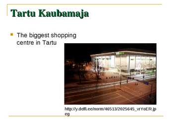 The tour of Tartu #14
