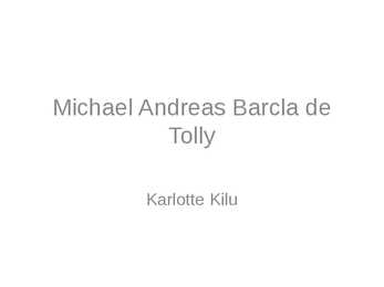 Michael Andreas Barcla de Tolly