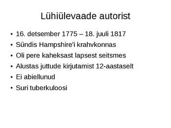Uhkus ja eelarvamus #2