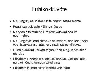 Uhkus ja eelarvamus #3
