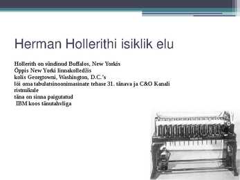 Herman Hollerith #3