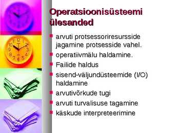 Arvuti operatsioonisüsteem #3