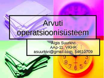 Arvuti operatsioonisüsteem