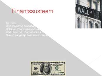 USA finantssüsteem esitlus #4