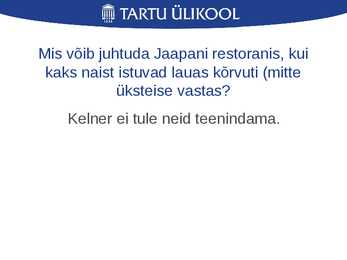 Laua- ja joogietikett ning käitumine restoranis #13
