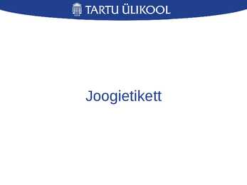 Laua- ja joogietikett ning käitumine restoranis #32