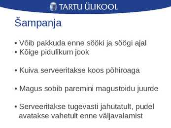 Laua- ja joogietikett ning käitumine restoranis #39