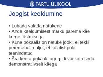 Laua- ja joogietikett ning käitumine restoranis #41