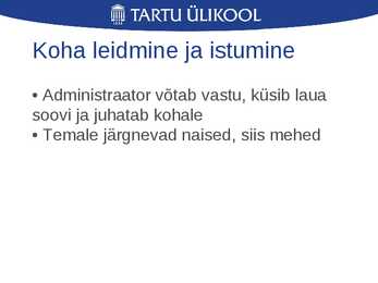 Laua- ja joogietikett ning käitumine restoranis #7