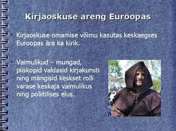 Kirjaoskuse arengust Euroopas #13