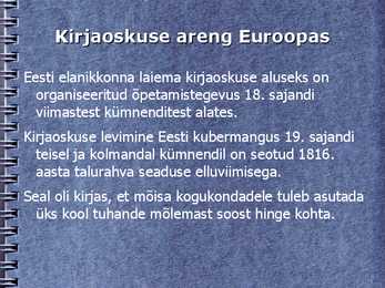 Kirjaoskuse arengust Euroopas #20