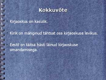Kirjaoskuse arengust Euroopas #22