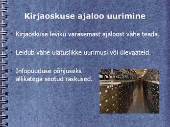 Kirjaoskuse arengust Euroopas #6
