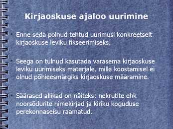 Kirjaoskuse arengust Euroopas #8