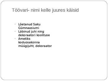 Töövarjupäev müügijuhiga #2
