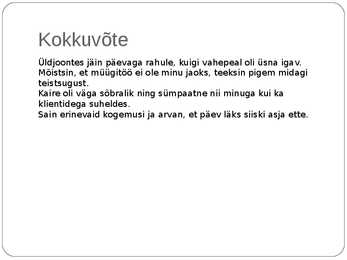 Töövarjupäev müügijuhiga #7