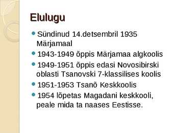 Arvo Valtoni elulugu #2