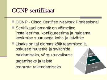 Cisco sertifikaadid #6