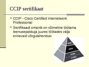 Cisco sertifikaadid #8