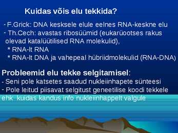 Evolutsiooni mõiste ja vormid #10